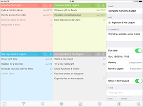 matrix view ipad screenshot
